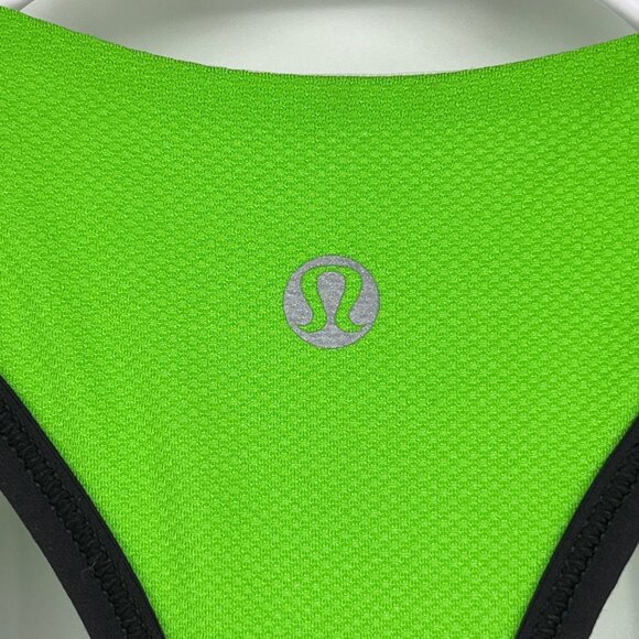 Lululemon Athetletica Cardio Kick Tank Neon Size 8 - Picture 6 of 12